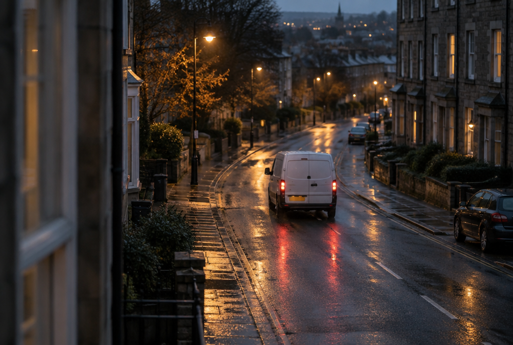 Le camion part à la nuit tombée. Personne ne lui a rien demandé, et il revient demain