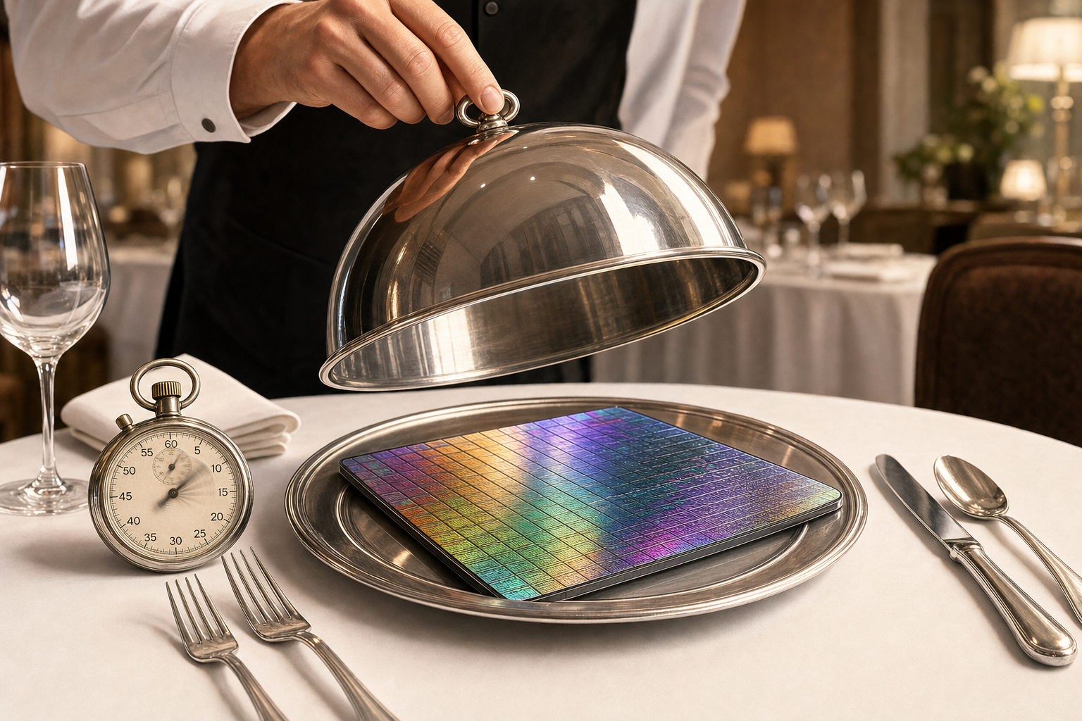 OpenAI put its model on a chip the size of a dinner plate. The result: up to fourteen times faster.