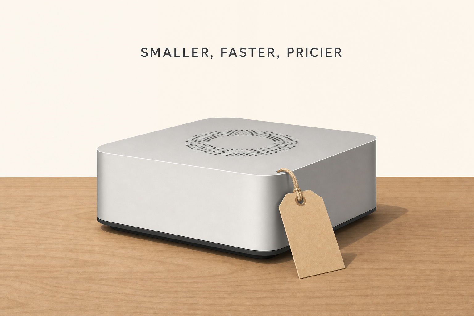 New Mac mini: four times faster on AI, and 300 dollars more than two years ago