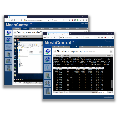 Marre de TeamViewer ? SplashTop ? Découvrez MeshCentral !