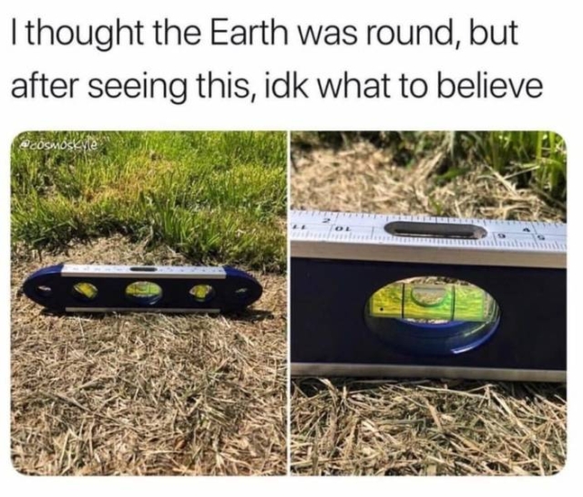Preuve que la terre est plate